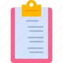clipboard, list, notes, icon
