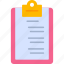 clipboard, list, notes, icon 