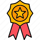 award, education, learning, medal, reward, school, star, icon