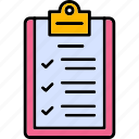 clipboard, list, notes, icon
