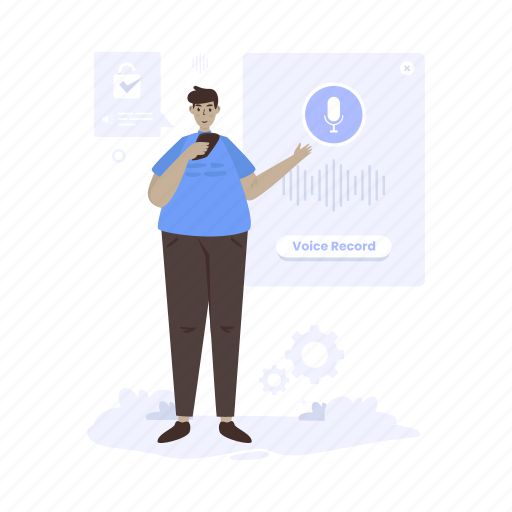 Voice, security, sound, recognition, access, login, protection illustration - Download on Iconfinder