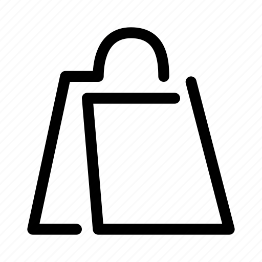 Purchases, bag, shopping, oneline icon - Download on Iconfinder