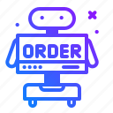 order, robot, untact, restriction, forbidden