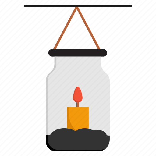 Upcycling, soft light, bottle jar, creative reuse, candle holder, candle light icon - Download on Iconfinder