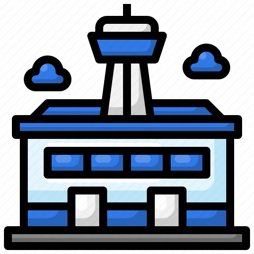 Airport, tower, airline, control, transportation icon - Download on Iconfinder