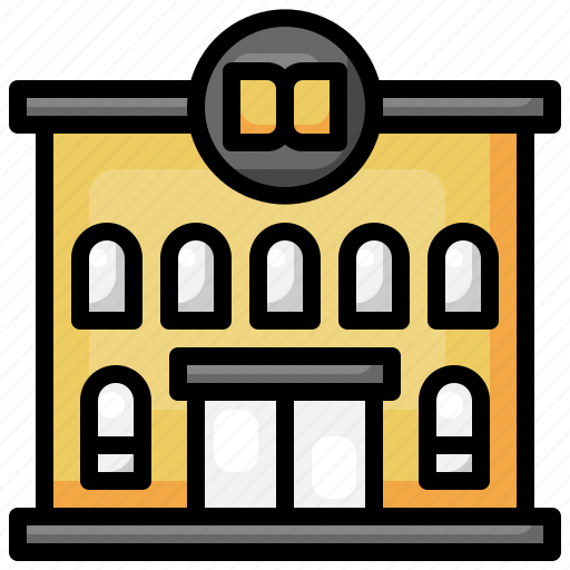 Library, bookstore, urban, education, town icon - Download on Iconfinder