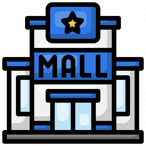 Mall, commerce, city, shopping, center, store icon - Download on Iconfinder