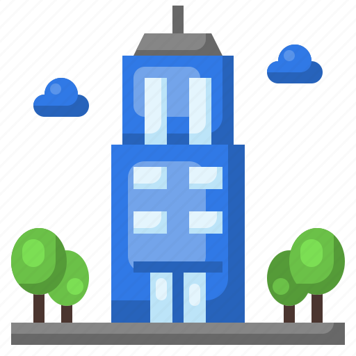 Skyscraper, urban, edifice, town, building icon - Download on Iconfinder