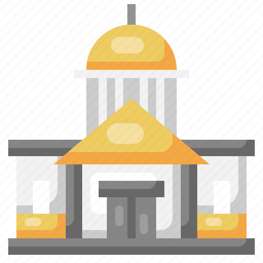 Town, hall, urban, tower, building, clock icon - Download on Iconfinder