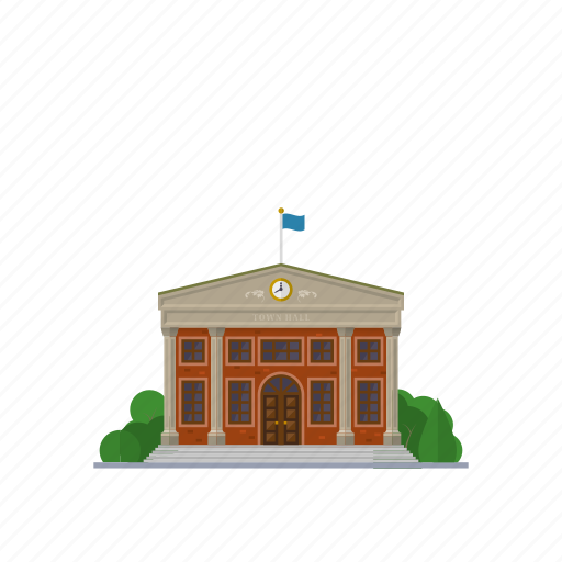 Administration, building, city hall, facility, public, town hall, urban icon - Download on Iconfinder