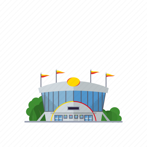 Building, facility, public, sports, stadium, urban icon - Download on Iconfinder