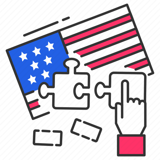 Usa, america, nomination, puzzle, election, american icon - Download on Iconfinder