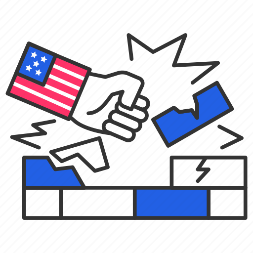 Breaking limits, america, business, touch, hand icon - Download on Iconfinder