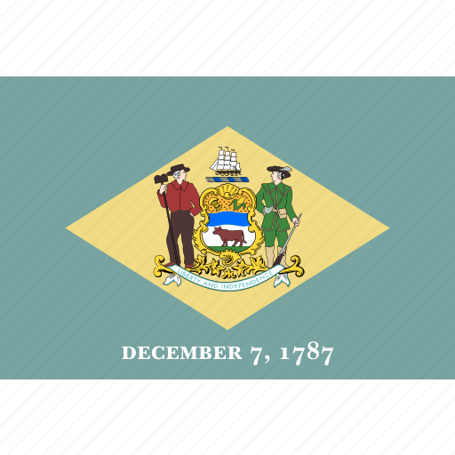 American, delaware, flag, state icon - Download on Iconfinder