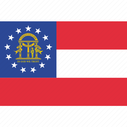 Flag, georgia, state, usa icon - Download on Iconfinder