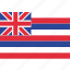 flag, hawaii, state, us 
