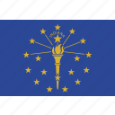 flag, indiana, state, usa 