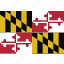 american, flag, maryland, state 