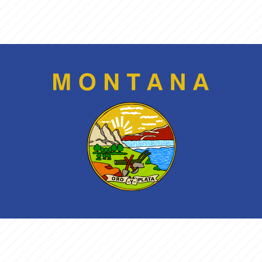 Flag, montana, state, usa icon - Download on Iconfinder