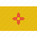 flag, mexico, new, state, us