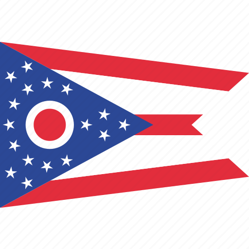 Flag, ohio, state, us icon - Download on Iconfinder