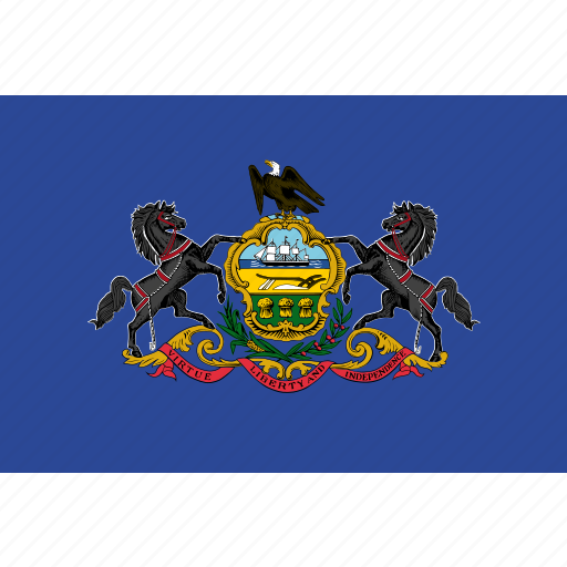 Flag, pennsylvania, state, usa icon - Download on Iconfinder