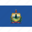 flag, state, usa, vermont 