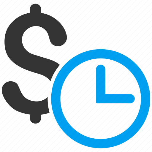 Banking, clock, dollar credit, finance, money, recurring payment, time icon - Download on Iconfinder