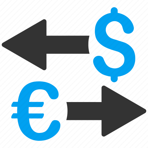 Currency exchange, dollar, euro, finance, international payment, money change, transactions icon - Download on Iconfinder