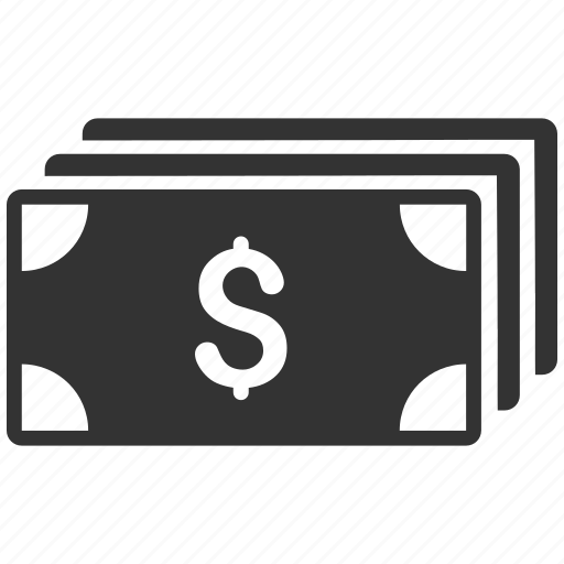 Bank bills, banking, business, cash, currency, dollar banknotes, money icon - Download on Iconfinder