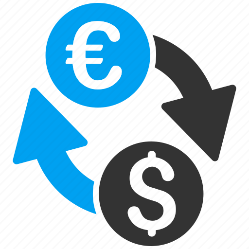 Change, currency exchange, dollar, euro, finance, forex market, money icon - Download on Iconfinder