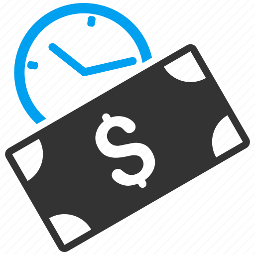 Banking, clock, dollar credit, finance, money, recurring payment, time icon - Download on Iconfinder