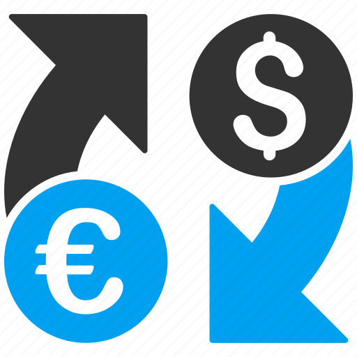 Change, currency exchange, dollar, euro, finance, forex market, money icon - Download on Iconfinder