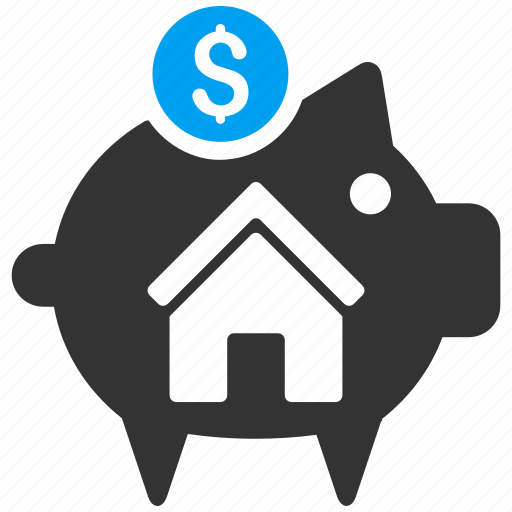 Bank, banking, deposit, finance, home savings, income, money icon - Download on Iconfinder