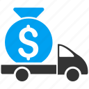 delivery, finance, financial, logistics business, money shipment, transfer, truck 