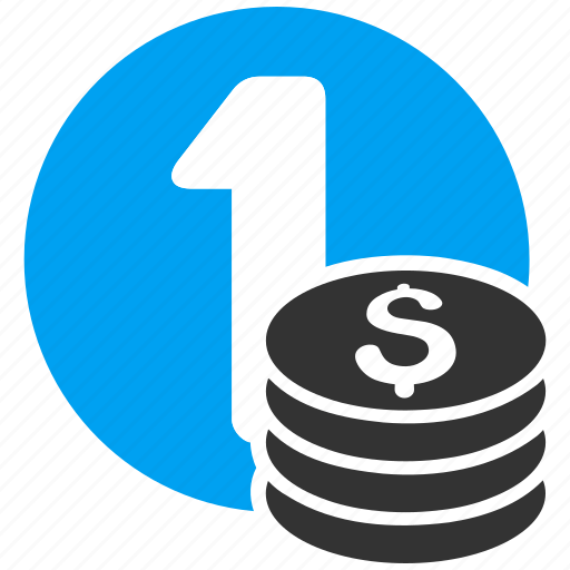 Cash, coins, currency, finance, money, one dollar, wealth icon - Download on Iconfinder