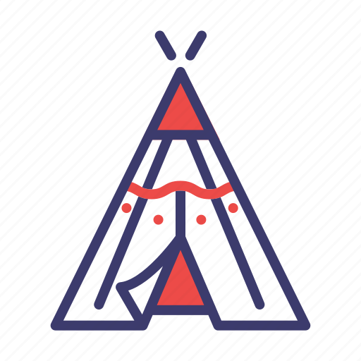 American, indian, native, red indian, teepee, tent, tribal icon - Download on Iconfinder