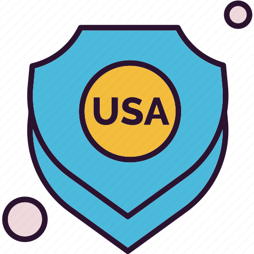 Security, shield, usa icon - Download on Iconfinder