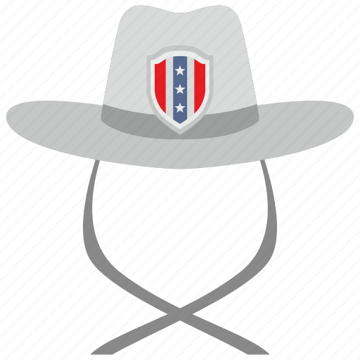 Cowboy, hat, national, shield, usa icon - Download on Iconfinder
