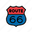 america, american, route 66, sign, states, united, usa 