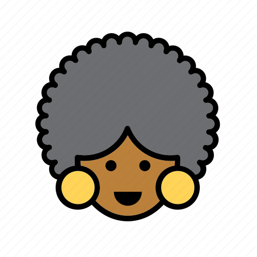 African, afro, america, american, united states, usa, woman icon - Download on Iconfinder