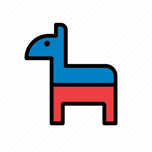America, american, democratic party, donkey, states, united, usa icon - Download on Iconfinder