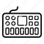 keyboard, music, electronic, piano, keys, instrument, synth 