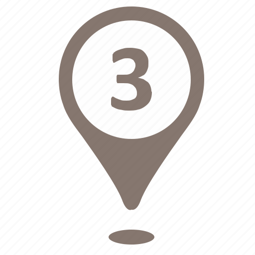 Geo, object, place, point, three icon - Download on Iconfinder