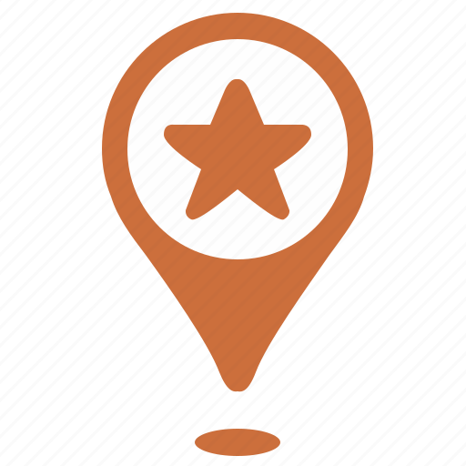 Favorite, geo, place, point, star icon - Download on Iconfinder