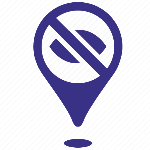 Blind, geo, location, map, place, point, unvisible icon - Download on Iconfinder