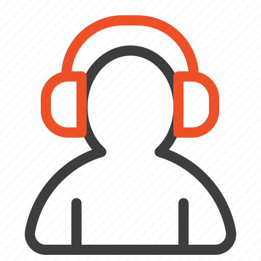 Avatar, headphone, man, support icon - Download on Iconfinder
