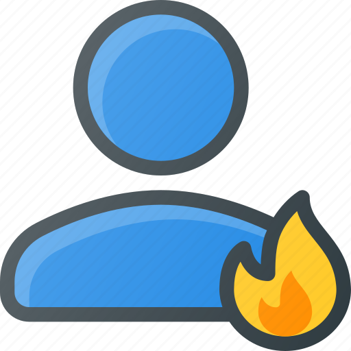 Burn, hot, people, user icon - Download on Iconfinder