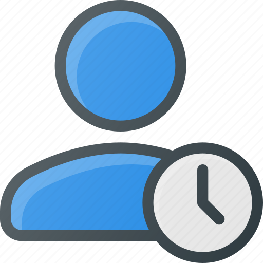 Clock, people, time, user icon - Download on Iconfinder