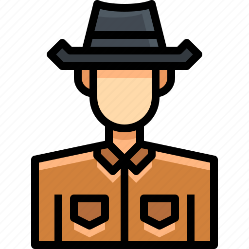 Avatar, cowboy, male, man, people, person, user icon - Download on Iconfinder